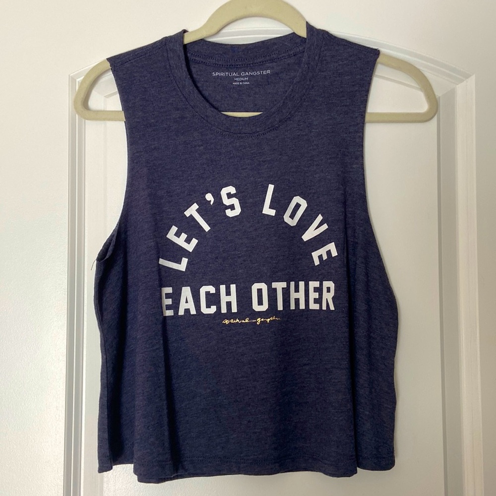 NWT Spiritual Gangster Crop Tank